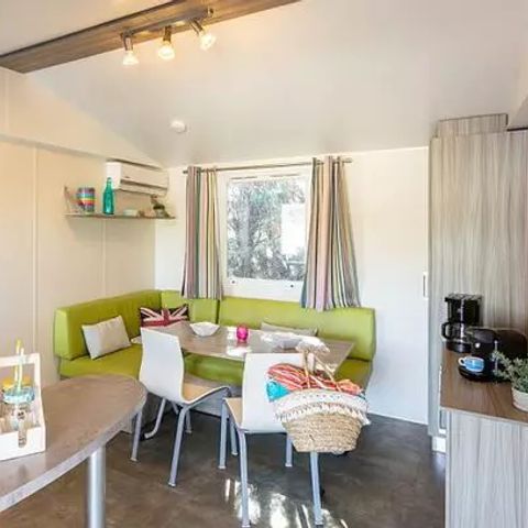 Mobilhome 6 personnes - Comfort | 2 Ch. | 4/6 Pers. | Terrasse Lounge | Clim.