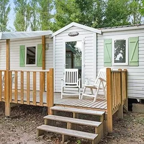 Mobilhome 5 personnes - Comfort | 3 Ch. | 5 Pers. | Terrasse surélevée | Clim.