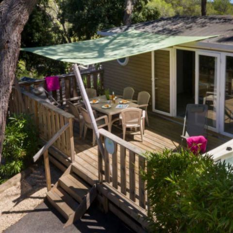 BUNGALOW 6 personnes - LUXE ZEN avec spa privatif
