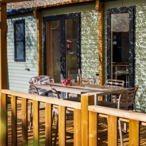 BUNGALOW 6 personnes - GREEN LODGE 3ch + clim + TV