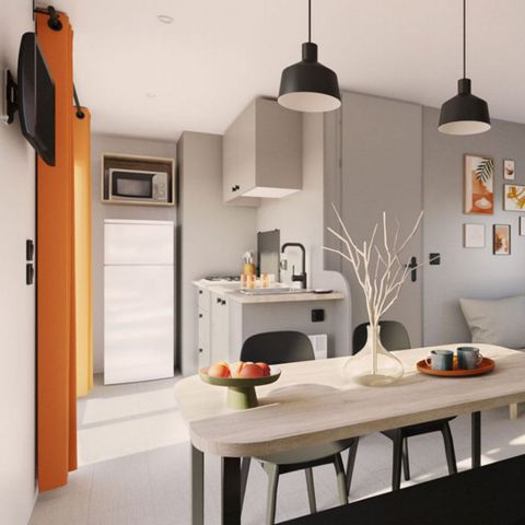 Mobilhome 6 personnes - Cottage Riviera Suite - 3 chambres - *** climatisé