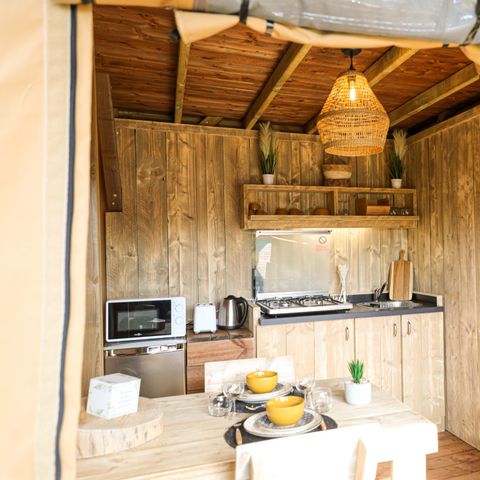 TENTE TOILE ET BOIS 2 personnes - SHIMMER