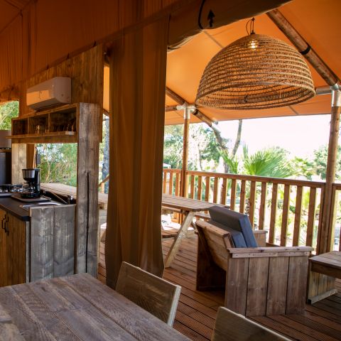 TENTE TOILE ET BOIS 5 personnes - VARADERO 2 chambres - 50 m2