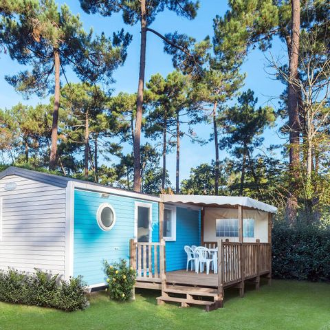 BUNGALOW 6 personnes - Premium | 3 Ch. | 6 Pers. | Terrasse surélevée | Clim. | TV