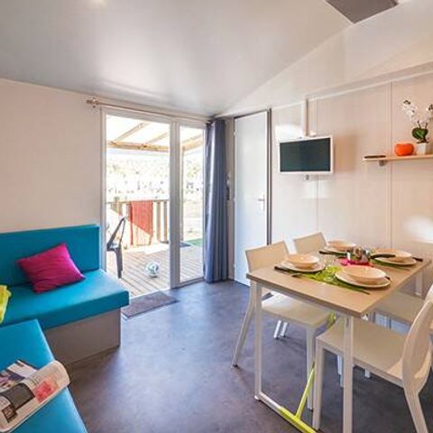BUNGALOW 4 personnes - Ultimate | 2 Ch. | 4 Pers. | Terrasse surélevée | 2 SDB | Clim. | TV