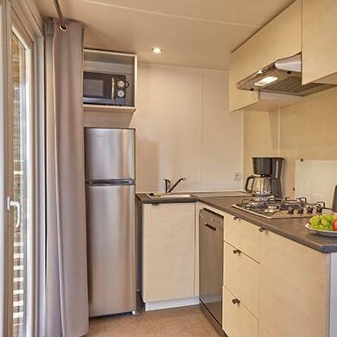 BUNGALOW 4 personnes - Ultimate | 2 Ch. | 4 Pers. | Terrasse surélevée | 2 SDB | Clim. | TV