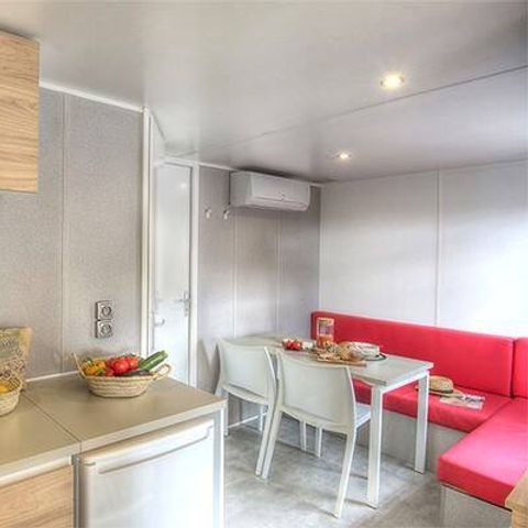 BUNGALOW 2 personnes - Mobil-home | Premium | 1 Ch. | 2 Pers. | Terrasse surélevée | Clim. | TV