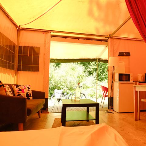 BUNGALOW TOILÉ 4 personnes - des bois