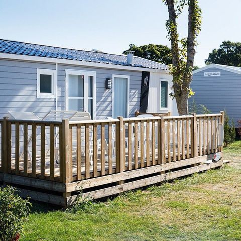 Mobilhome 4 personnes - Mobil-home | Comfort XL | 2 Ch. | 4 Pers. | Terrasse surélevée | TV