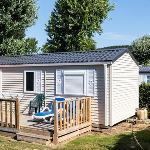 BUNGALOW 4 personnes - Mobil-home | Comfort XL | 2 Ch. | 4 Pers. | Terrasse surélévée non couverte | TV