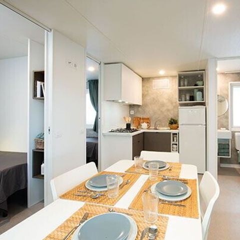 Mobilhome 4 personnes - Mobil-home | Premium Azure | 2 Ch. | 4 Pers. | Terrasse surélevée | Clim.