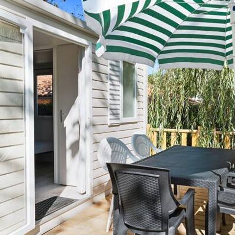 Mobilhome 4 personnes - Comfort | 2 Ch. | 4 Pers. | Terrasse surélévée non couverte