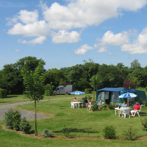 BUNGALOW TOILÉ 6 personnes - Tente de luxe BT, 2 cabines sans sanitaires