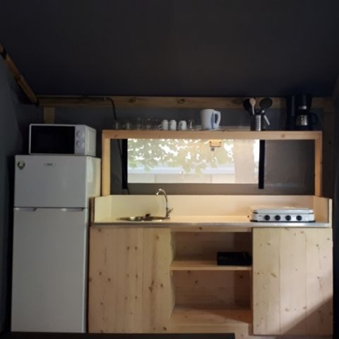 BUNGALOW TOILÉ 6 personnes - Extra Luxe Lodgetent (LG) - Sans salle de bain