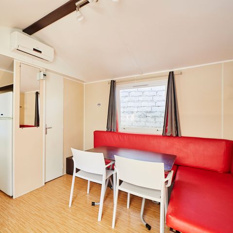Mobilhome 2 personnes - Olea - 2 personnes inclus possible 2 personnes supplémentaires en option payante à réserver auprès du fournisseur
