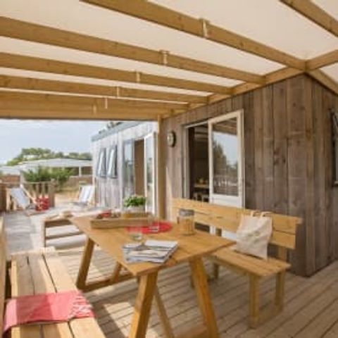 Mobilhome 5 personnes - Cottage 5p 2ch Jacuzzi Premium