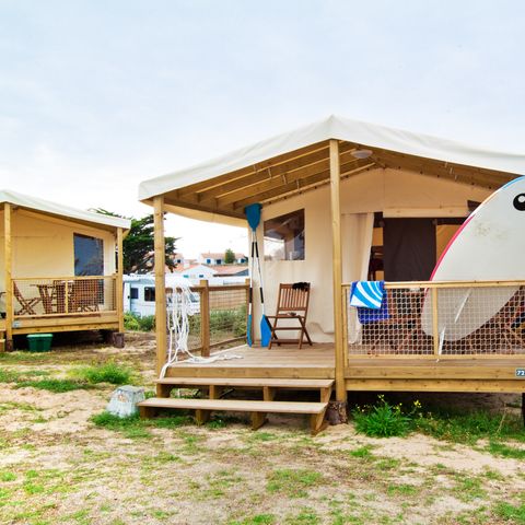 TENTE 5 personnes - Capcode, 2 Chambres Sans sanitaires