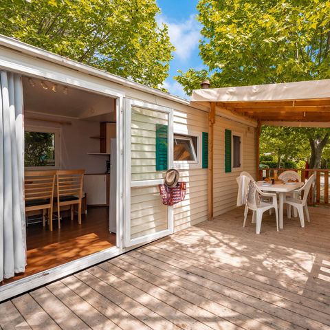 BUNGALOW 6 personnes - Mobil-home | Classic | 2 Ch. | 4/6 Pers. | Terrasse surélevée