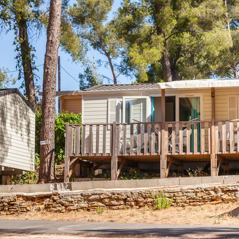 BUNGALOW 6 personnes - Classic | 3 Ch. | 6 Pers. | Terrasse surélevée | Clim.