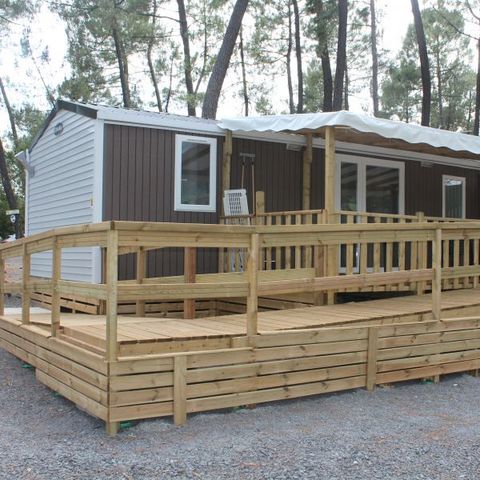 BUNGALOW 6 personnes - CHATAIGNIER - PMR - 2 chambres