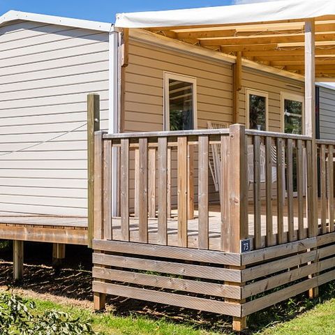 Mobilhome 6 personnes - Mobil-home | Comfort XL | 2 Ch. | 6 Pers. | Terrasse surélevée | Clim.