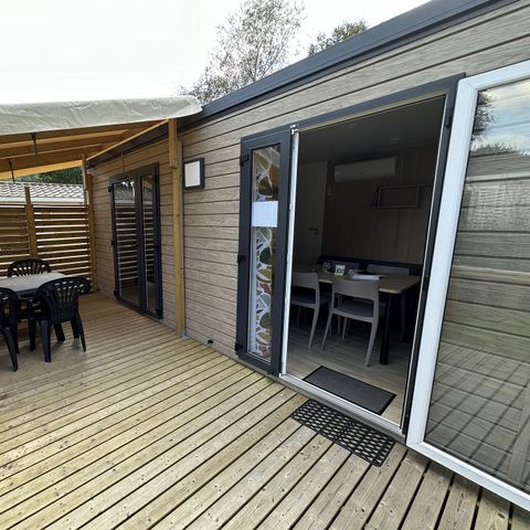 Mobilhome 6 personnes - Mobil-home | Comfort XL | 3 Ch. | 6 Pers. | Terrasse surélevée | Clim.