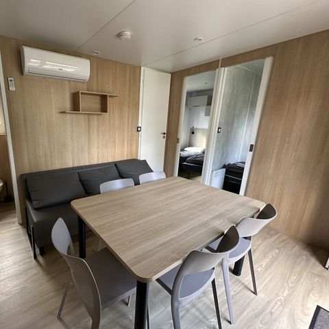Mobilhome 6 personnes - Mobil-home | Comfort XL | 3 Ch. | 6 Pers. | Terrasse surélevée | Clim.