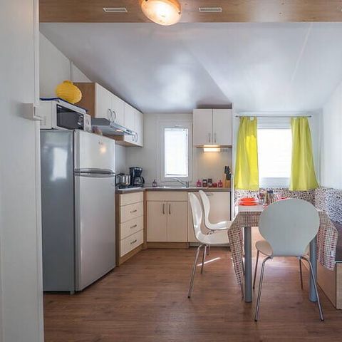 Mobilhome 6 personnes - Comfort | 3 Ch. | 6 Pers. | Terrasse surélevée | Clim. | TV