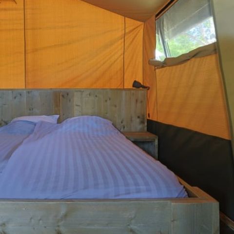 BUNGALOW TOILÉ 6 personnes - Bungalow tente Glamping Tournesol 4+2