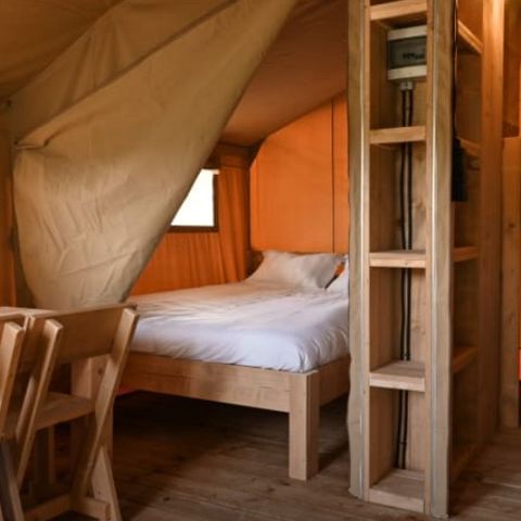 TENTE TOILE ET BOIS 5 personnes - Ciboulette