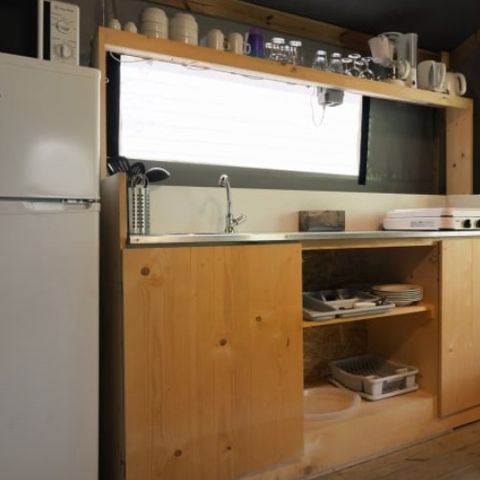 BUNGALOW TOILÉ 4 personnes - Bungalow tente Glamping Camomille