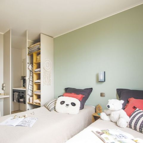 BUNGALOW 6 personnes - Premium 6 personnes 2 chambres 2 sdb 33m²