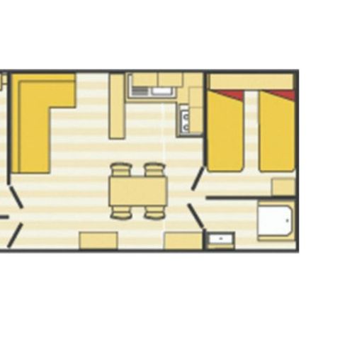 BUNGALOW 6 personnes - Evasion 6 personnes 2 chambres 28m²