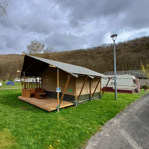 TENTE TOILE ET BOIS 4 personnes