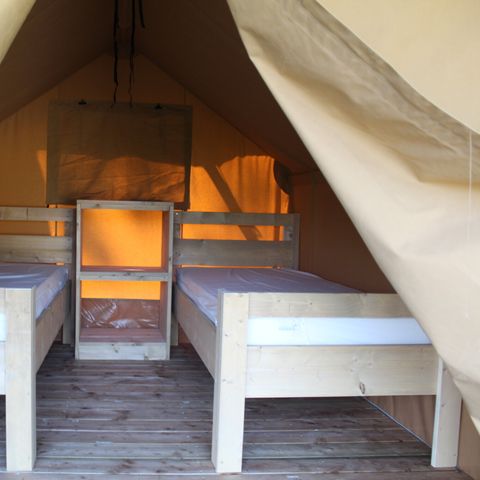 TENTE TOILE ET BOIS 2 personnes