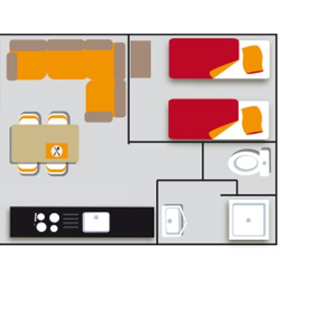 BUNGALOW 4 personnes - SEQUANA