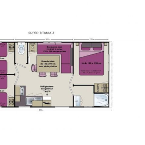 BUNGALOW 6 personnes - TITANIA