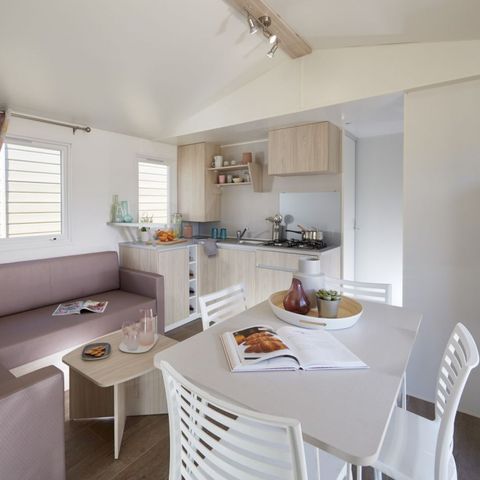 BUNGALOW 6 personnes - 3 chambres - TV + Clim