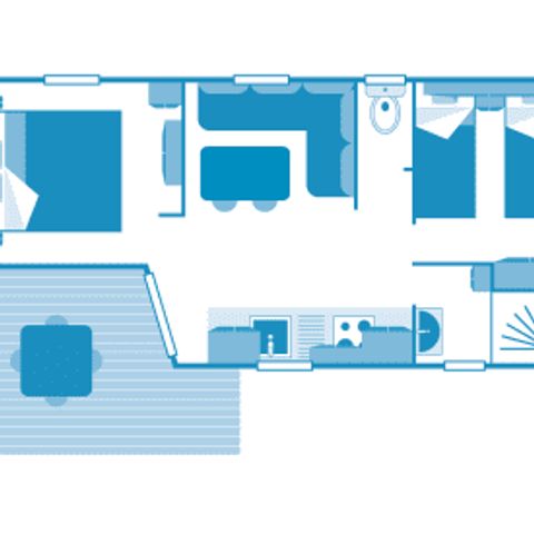 BUNGALOW 4 personnes - Cottage Pin 4p 2ch ***