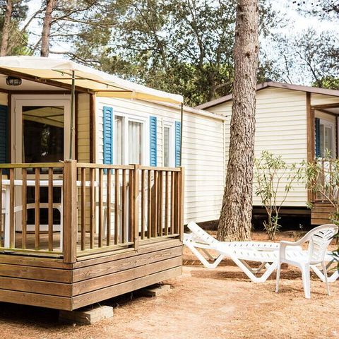 BUNGALOW 4 personnes - Mobil-home | Classic | 2 Ch. | 4 Pers. | Terrasse simple | Clim.