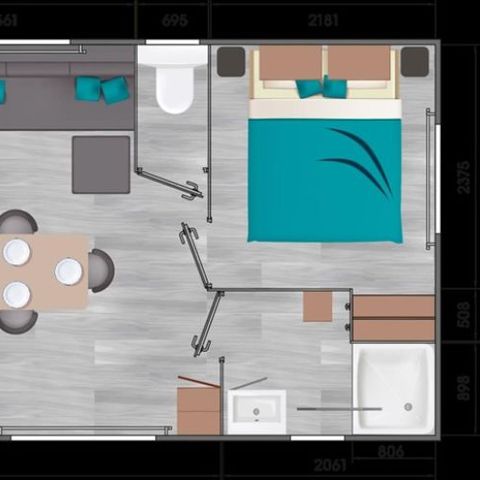 BUNGALOW 6 personnes