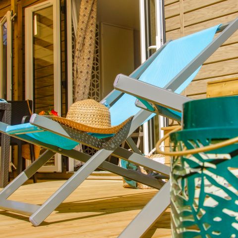 BUNGALOW 6 personnes - Mobil-home Select TV LV Plancha - 2 chambres - 4/6 personnes