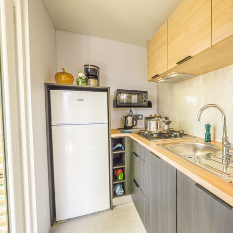 BUNGALOW 6 personnes - Mobil-home Select TV LV Plancha - 2 chambres - 4/6 personnes