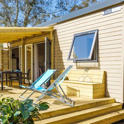 BUNGALOW 6 personnes - Mobil-home Select TV LV Plancha - 2 chambres - 4/6 personnes
