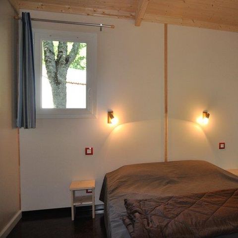 CHALET 6 personnes - Chalet Lac Confort 40 m² - adapté aux personnes à mobilité réduite - 2 chambres 4/6 pers