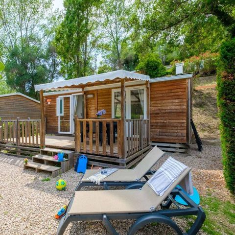 BUNGALOW 5 personnes - Comfort | 2 Ch. | 5 Pers. | Terrasse surélevée | Clim. | TV