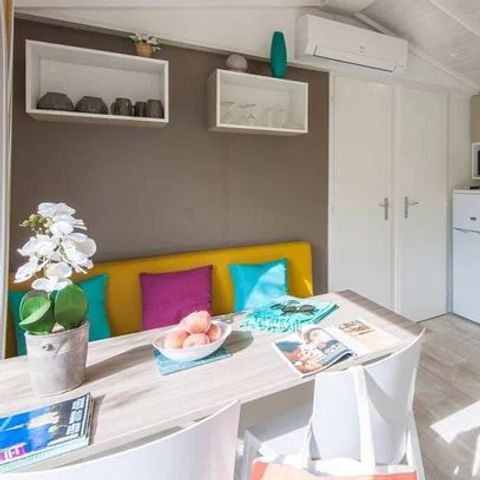 BUNGALOW 6 personnes - Comfort | 2 Ch. | 4/6 Pers. | Terrasse simple | Clim. | TV