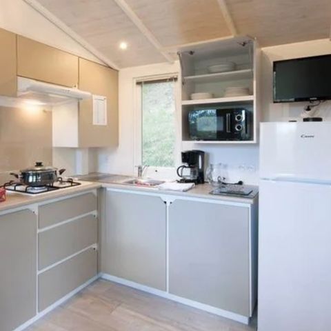BUNGALOW 6 personnes - Comfort | 3 Ch. | 6 Pers. | Terrasse simple | Clim. | TV