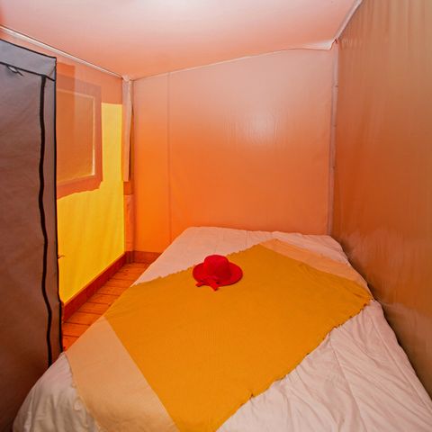 TENTE TOILE ET BOIS 5 personnes - Lodge sans sanitaires