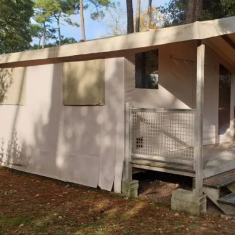 TENTE TOILE ET BOIS 5 personnes - Lodge sans sanitaires